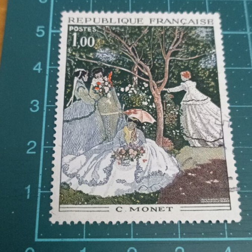 France 1972 Stamp C. Monet art like new