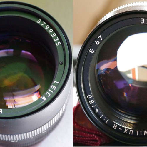 Leica Summilux Lens - R 1:1.4/80mm used
