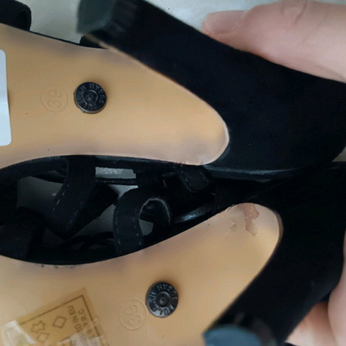 Gladiator sandals Fullah Sugah size 39 like new, black