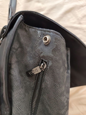 Doca backpack bag used, black