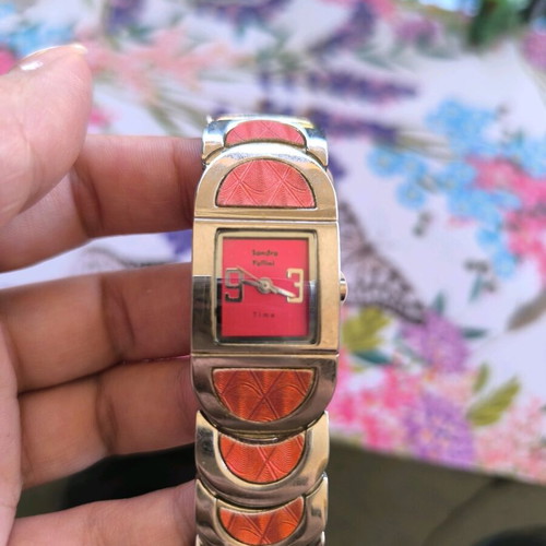 Steel women's watch used, silver