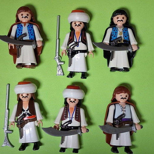 Playmobil Greek Revolution Fighters custom, like new