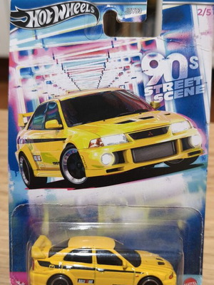 Hot Wheels Mitsubishi Lancer Evolution VI 90s Street Scene καινούργιο