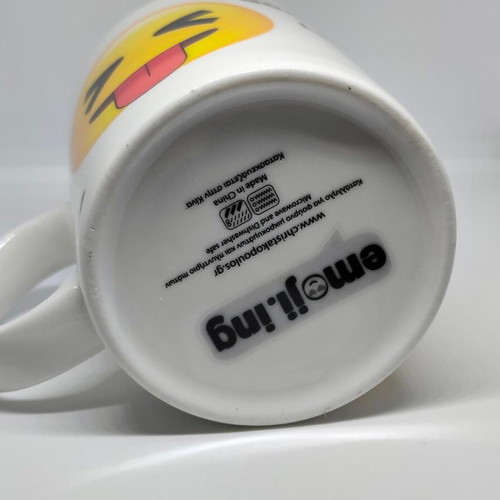 Ceramic Mug Emoji Good Morning Let the Stress Begin like new