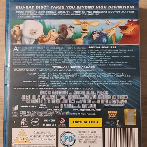 Open Season 1 & 2 The Heroes of the Forest Blu-ray like new without Greek subtitles