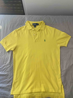 Ralph Lauren polo shirt, yellow, size S