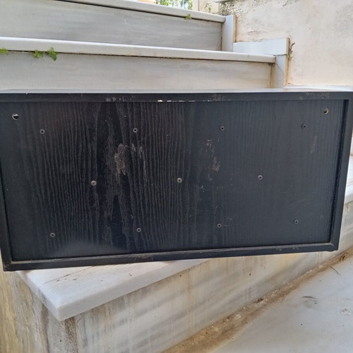 Wooden wall and tabletop CD holder for 60 CDs like new