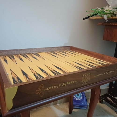 Byzantine Emperors Backgammon Set like new, collectible luxury edition