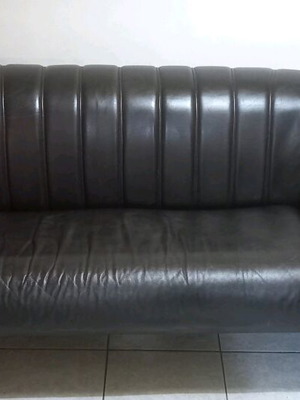 Leather sofa used