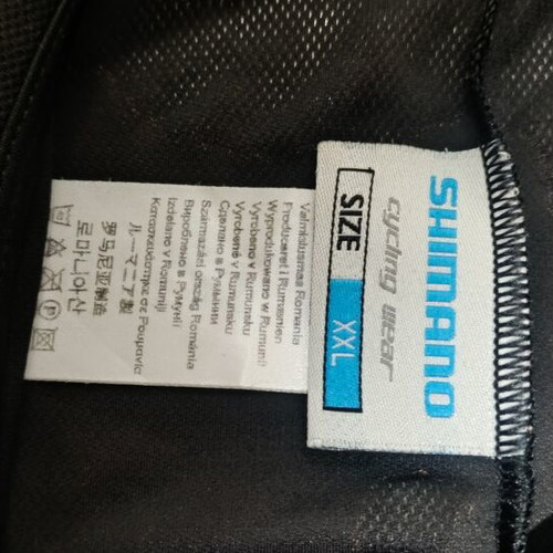 Shimano cycling bib shorts used, black size XXL