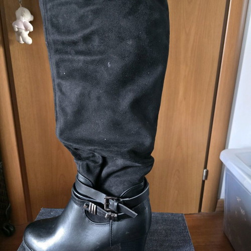 Boots like new, gray size 38, black Sergio Todzi and Lov'it