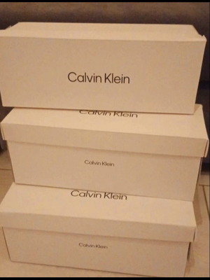 Calvin Klein shoe boxes, set of 4