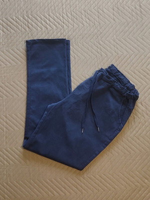 Tapered υφασμάτινο παντελόνι navy blue XXL σαν καινούργιο