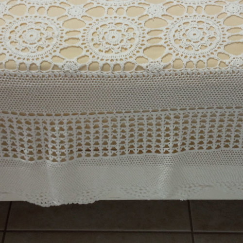 Handmade blanket used 2.55x2.15 crochet