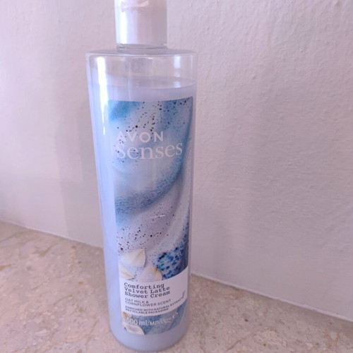 Avon Senses Comforting Velvet Latte Creamy Body Shower Gel new 500ml