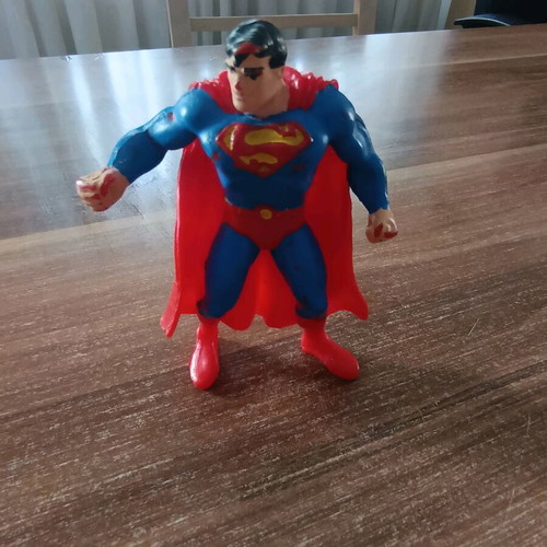 Super Man figure used, 9cm height