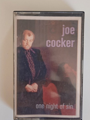 Joe Cocker One Night of Sin cassette tape