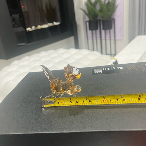Glass cat miniature like new, handmade with details