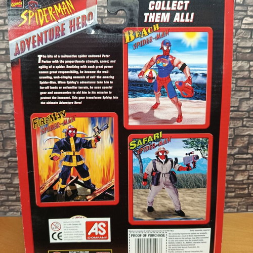 Spider-Man Adventure Hero Safari Toy Biz Marvel vintage collectible new