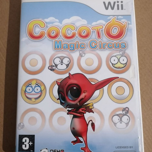 Cocoto Magic Circus Nintendo Wii game used, shooting genre