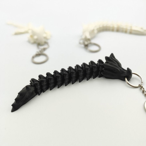 Articulated Dragon keychain new 3D printed