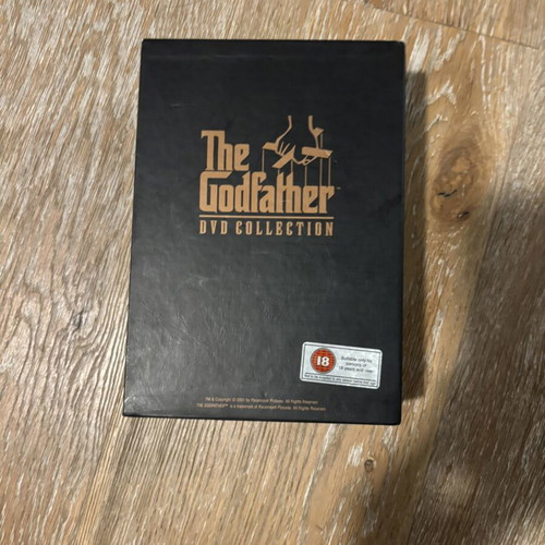 The Godfather Trilogy DVD collection with bonus disc, subtitles