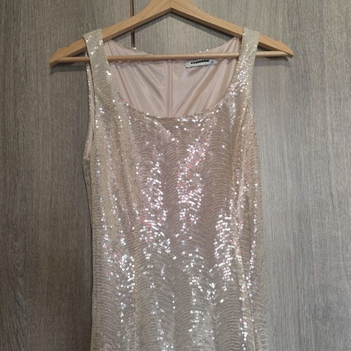 Matis Fashion sequin dress Small, like new, gold