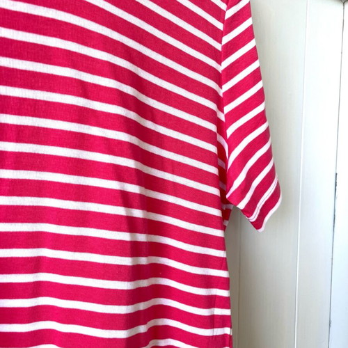 Tshirt Yessica XL pink/white like new, 100% cotton