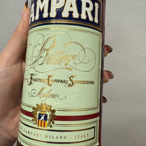 Campari vintage bottle like new, 70s-80s