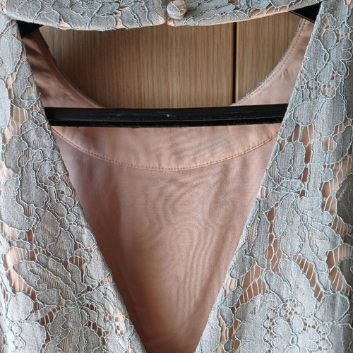 Dress like new, American size 12, gray and beige