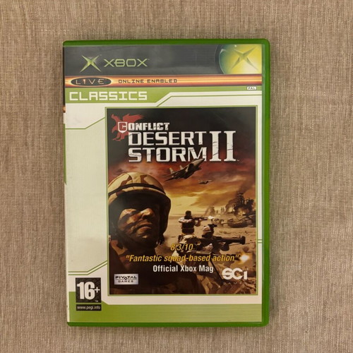 Conflict Desert Storm II Xbox Original used, English