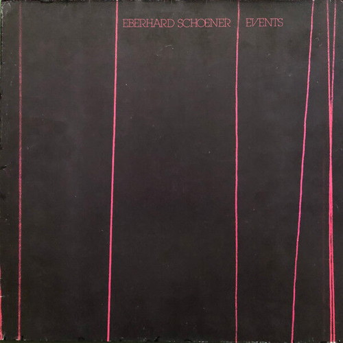 Eberhard Schoener Events vinyl record used, electronic