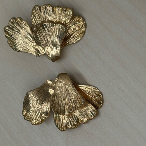 Zara earrings like new, gold tone