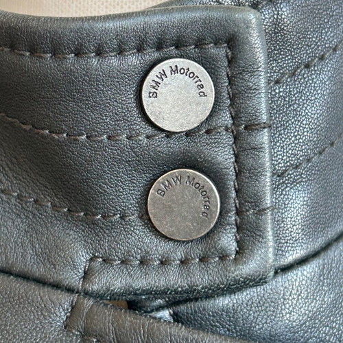 BMW Motorrad leather women biker jacket like new graphite dark gray