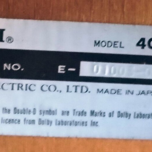 Akai 400DB reel-to-reel tape recorder like new