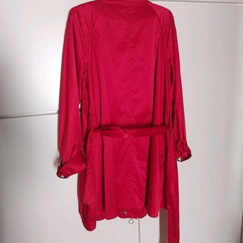 Trenchcoat Zara κόκκινο σαν καινούργιο, ελεύθερη γραμμή, μέγεθος L