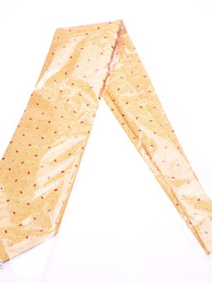 Bvlgari tie new, yellow silk luxury