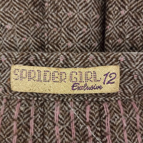Sprider Girl wool girls' skirt for 12 years old, like new, brown