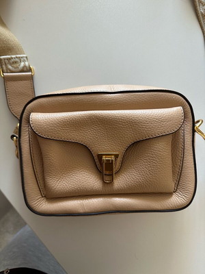 Coccinelle Beat Small crossbody bag like new, beige