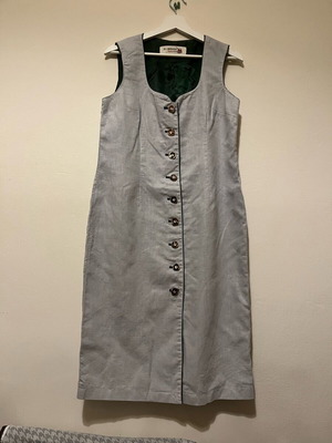 Der Waldschuetz Trachten linen dress size M/38 like new, gray