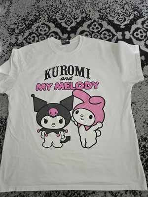 Kuromi T-shirt like new, size 10-12 years, white