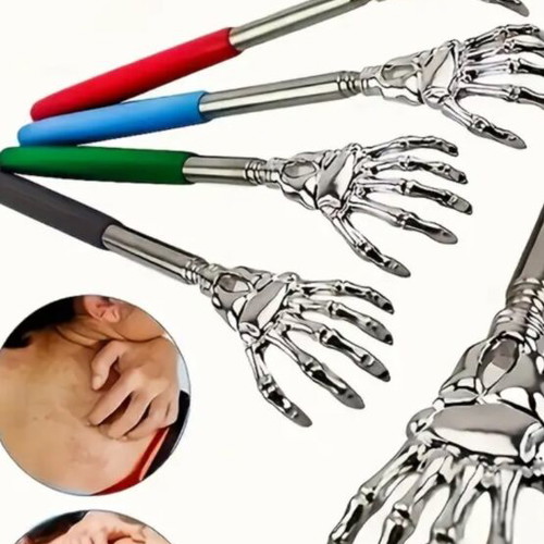 Adjustable Stainless Steel Back Scratcher new with Extendable Claw