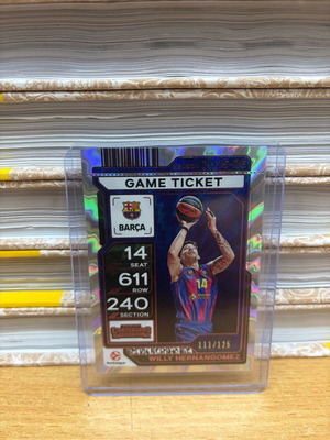 2025-26 Euroleague Contenders Game Ticket Willy Hernangomez new