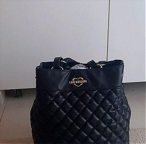 τσάντα love moschino μαύρη back pack