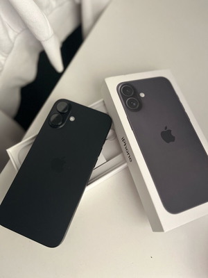 IPhone 16 plus new with 128GB, black