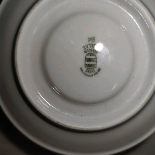 Collectible Greek coffee cups used, 3 pieces Lumidis and Ionia