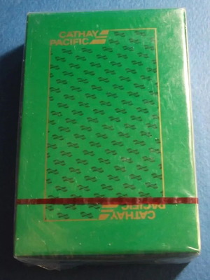 Vintage Cathay Pacific playing cards sealed, collectible
