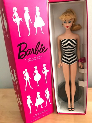 Barbie Black & White Bathing Suit 2014 new, Black Label Collection