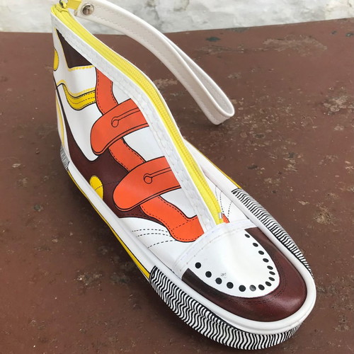 Pencil case sneaker used for school supplies