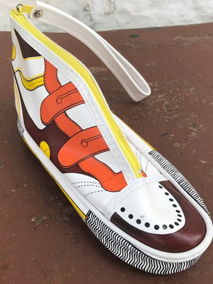 Pencil case sneaker used for school supplies